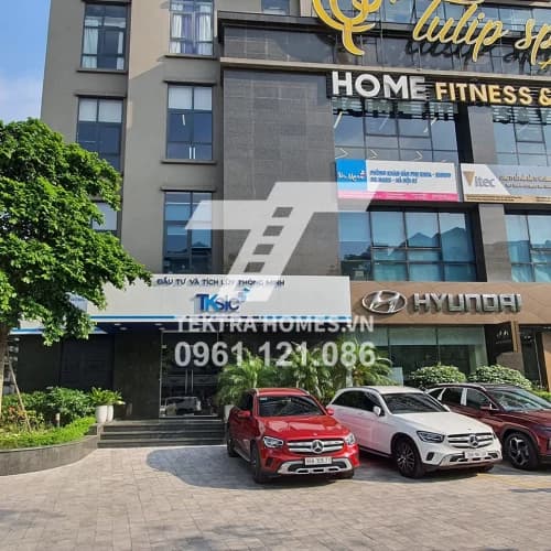 Mặt bằng kinh doanh chân khối đế chung cư Park view Vũ Phạm Hàm