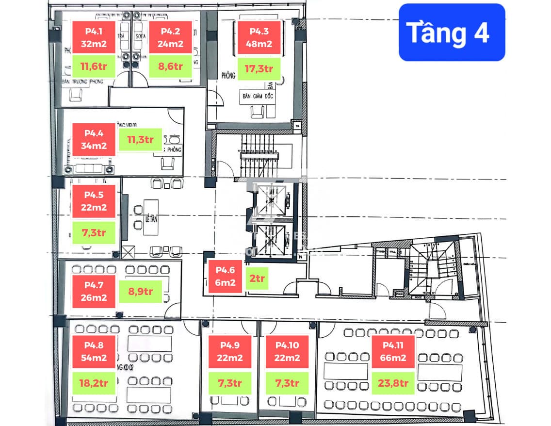 Cho thuê văn phòng hoàn thiện cao cấp, view Hồ tây, làm mọi loại hình