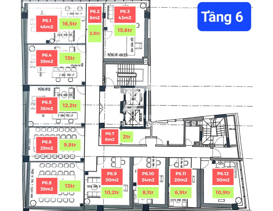 Cho thuê văn phòng đường Xuân La, Tây Hồ