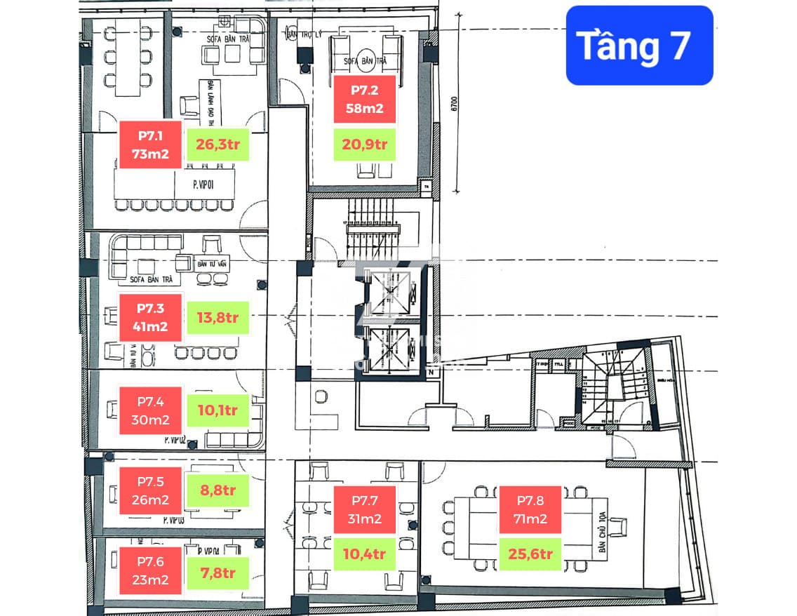 Cho thuê văn phòng hoàn thiện cao cấp, view Hồ tây, làm mọi loại hình