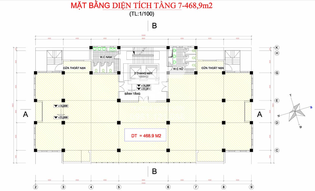 Cho thuê văn phòng hạng B tại Láng Hạ