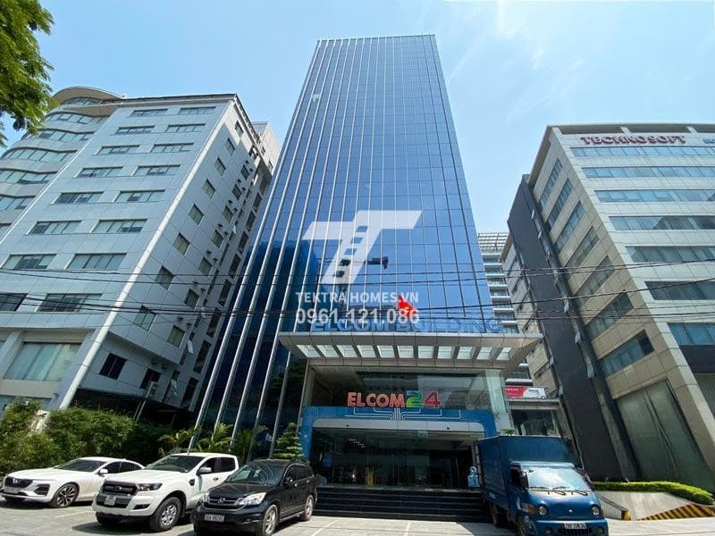 Văn phòng cho thuê hạng B tòa nhà ELCOM BUILDING 15 Duy Tân Cầu Giấy