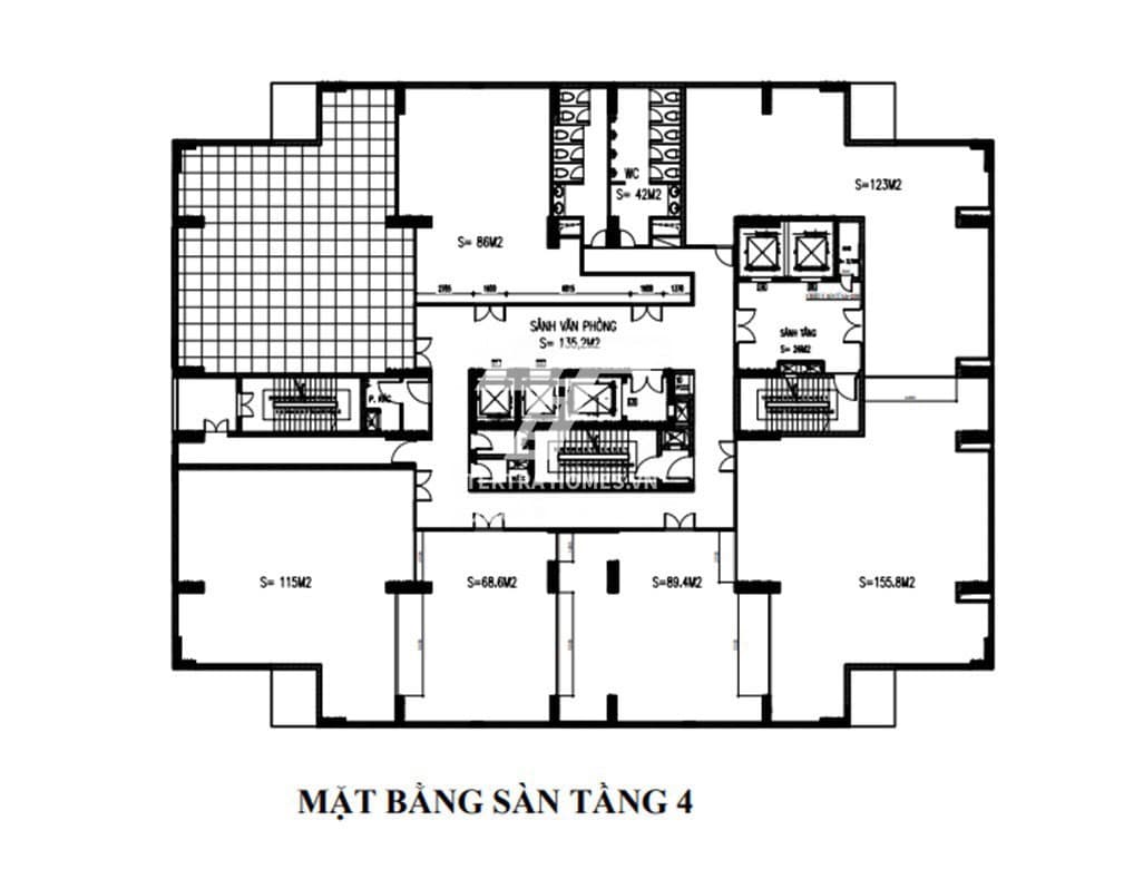 cho thuê văn phòng tại N03T7 Ngoại Giao Đoàn