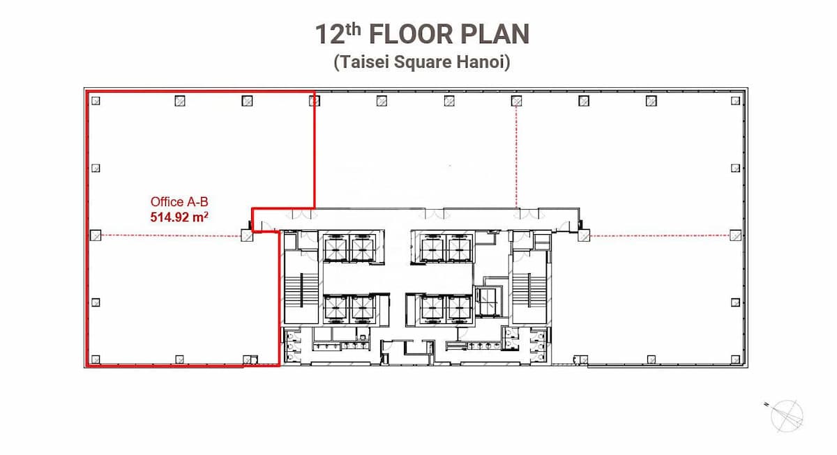 Cho thuê văn phòng hạng A | Taisei Office | 289 Khuất Duy Tiến
