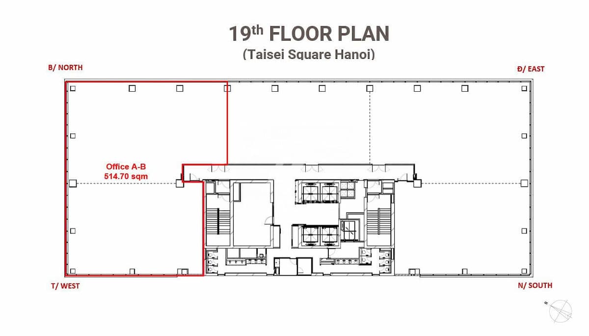 Cho thuê văn phòng hạng A | Taisei Office | 289 Khuất Duy Tiến