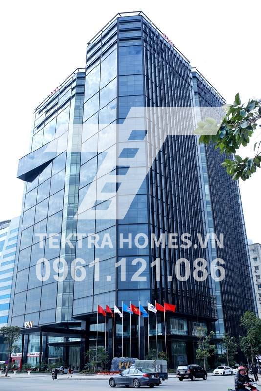 Tòa nhà PVI Tower có thiết kế ốp kính hiện đại