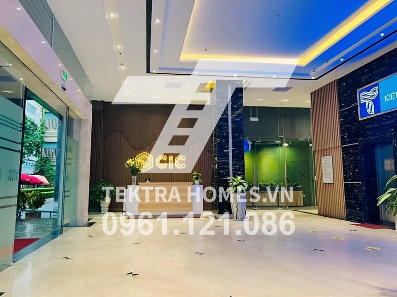 Sảnh lễ tân tòa CIC Tower Trung Kính